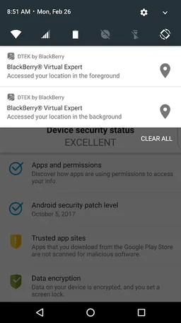 DTEK by BlackBerry screenshot 7