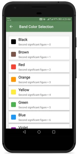 Resistor Color Code And SMD Code Calculator screenshot 4