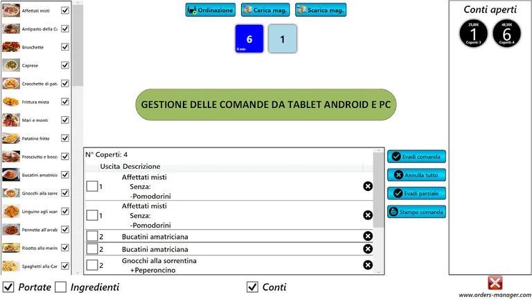Gestione Comande Ristorante screenshot 9