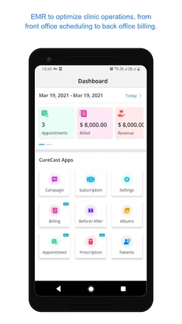 EMR, EHR, Doctors App CureCast screenshot 21