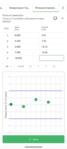 Beamex bMobile screenshot 5