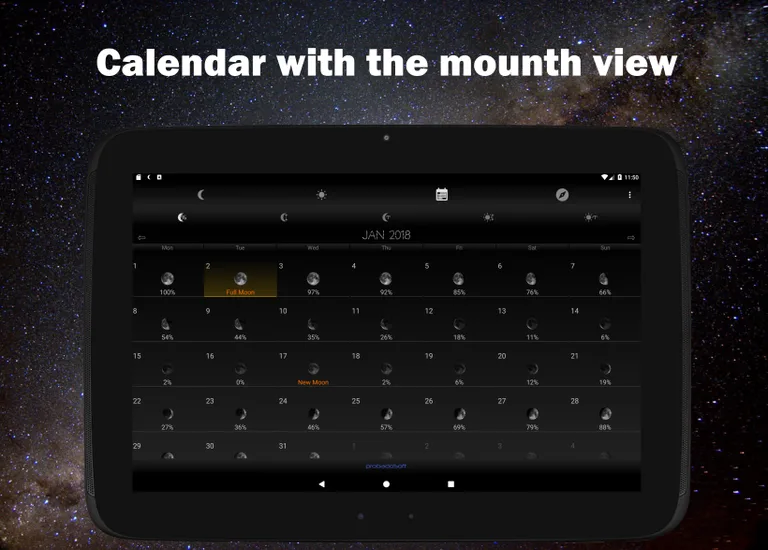 Moon Phase Calendar screenshot 10