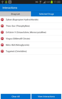 IBM Micromedex Drug Interactions screenshot 3