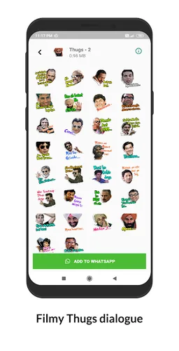 Hindi Sticker: Text WAStickers screenshot 3