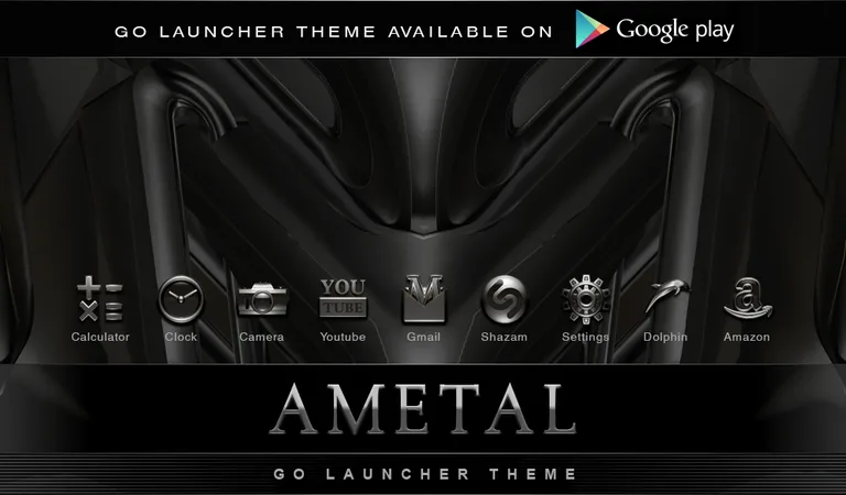 AMETAL Designer Clock Widget screenshot 9