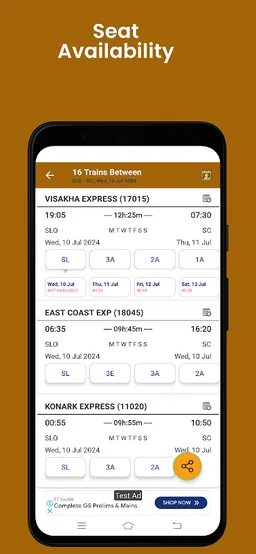 Live Train Status - PNR Check screenshot 12