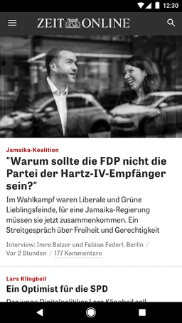 ZEIT ONLINE - Nachrichten screenshot 1
