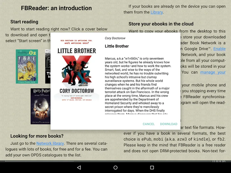 FBReader: Favorite Book Reader screenshot 17