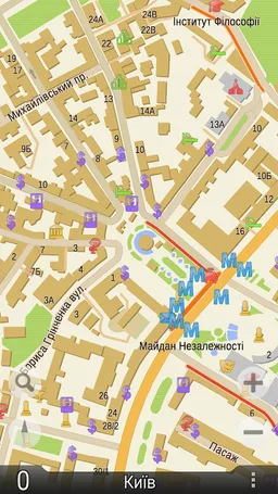 GPS navigator TourMap screenshot 3