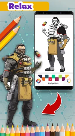 Coloring Book For Battle Royale screenshot 5