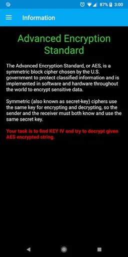 AES (Advanced Encryption Standard) screenshot 2