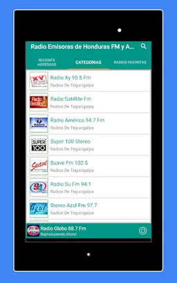 Radios Honduras FM and AM App screenshot 12