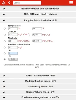 Plutocalc Water and Wastewater screenshot 13