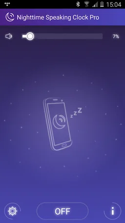 Nighttime Speaking Clock PRO screenshot 3