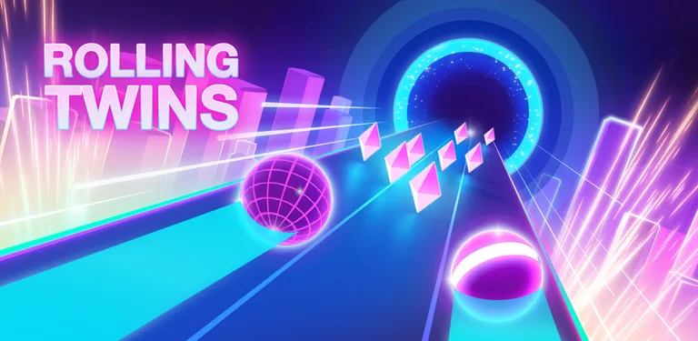 Rolling Twins: Music Ball Rush cover image