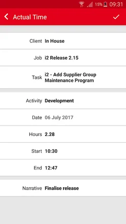 Paprika Timesheet screenshot 3