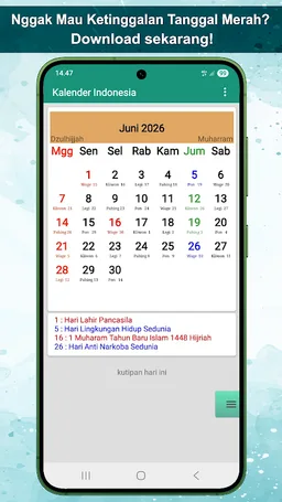 Kalender Indonesia screenshot 8