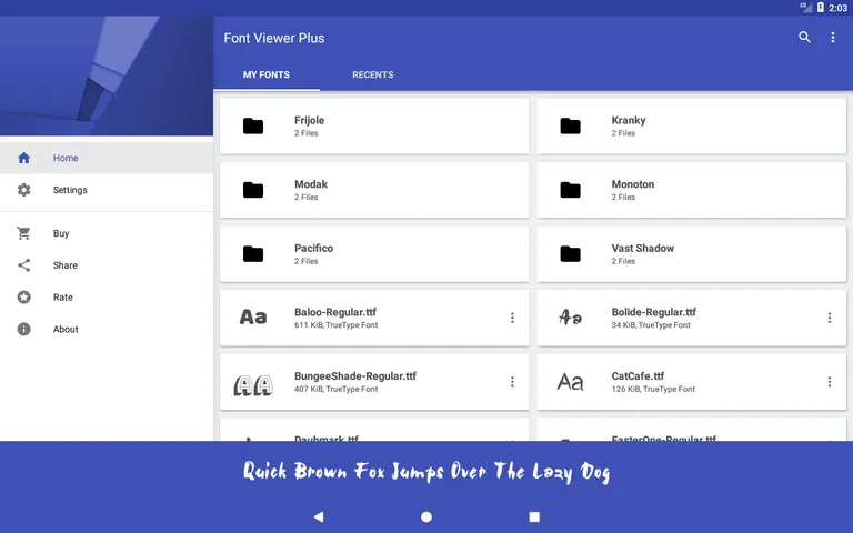 Font Viewer Plus screenshot 4