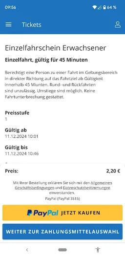 VVM/mona Ticket screenshot 6