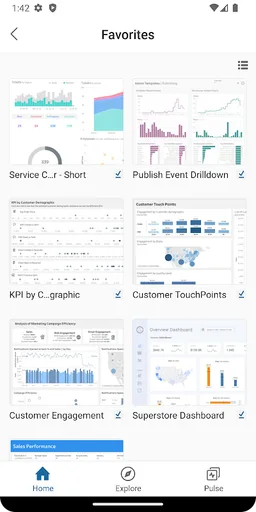 Tableau Mobile for Blackberry screenshot 4