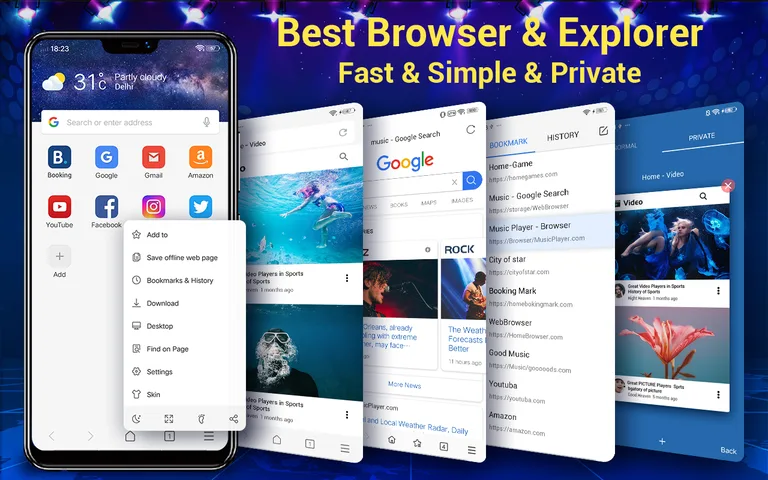 Web Browser & Fast Explorer screenshot 5