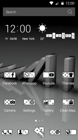 Domino Theme screenshot 1