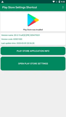 Play Store Settings Shortcut screenshot 2