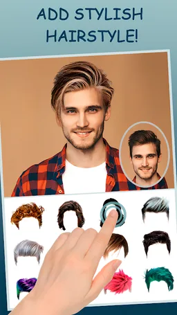 Boy Makeup App: Man Hairstyle screenshot 4