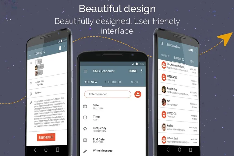 SMS Scheduler screenshot 1
