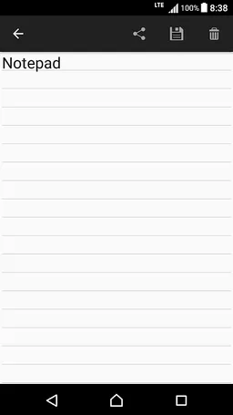 Notepad screenshot 2