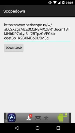 Scopedown (Periscope Download) screenshot 4