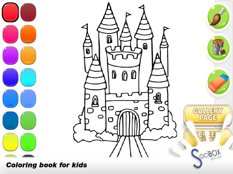 house coloring book screenshot 8