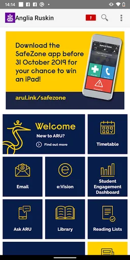 Anglia Ruskin screenshot 2