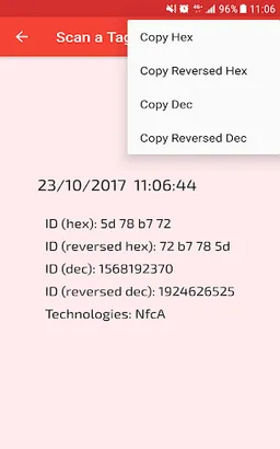 NFC Reader screenshot 22