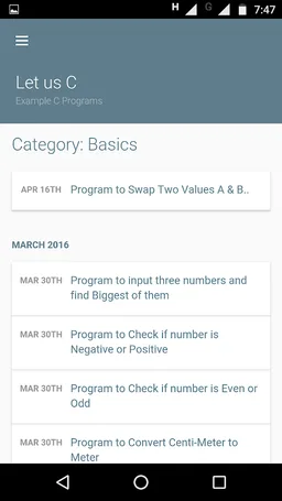 Let us C - Example Programs screenshot 4