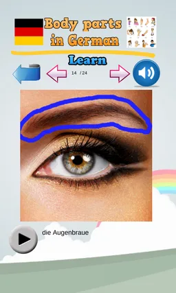 Learn Body Parts in German screenshot 4