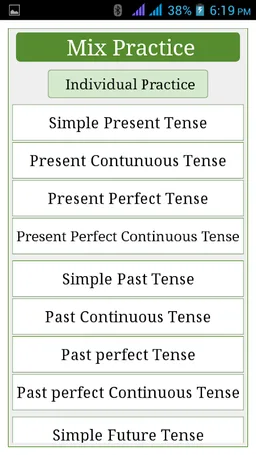 English Tenses with SEP screenshot 2