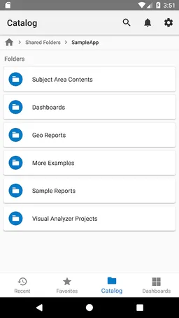 Oracle BI Mobile (Deprecated) screenshot 9