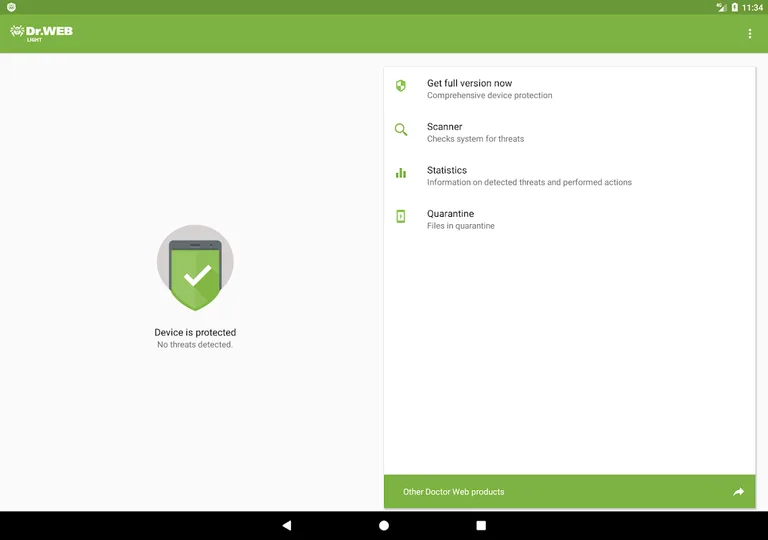Anti-virus Dr.Web Light screenshot 8