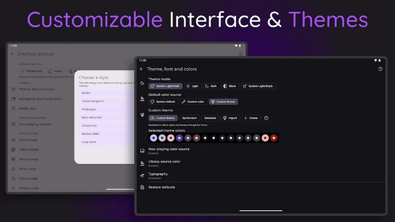 Symfonium: Music player & cast screenshot 23