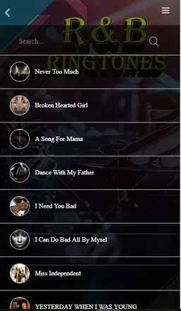 R&B Ringtones screenshot 2