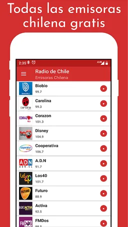 Radio Chile Fm - Emisoras Chilena screenshot 4