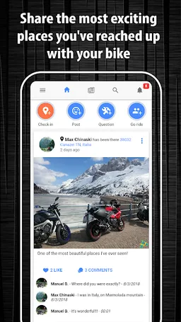 Dna Moto - the bikers network screenshot 1