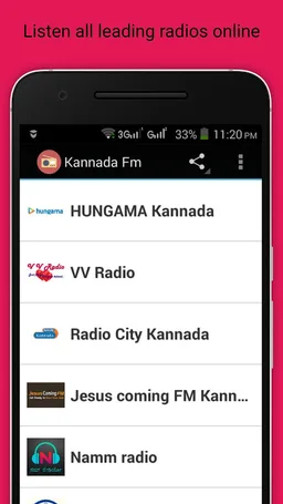Kannada Radios screenshot 1