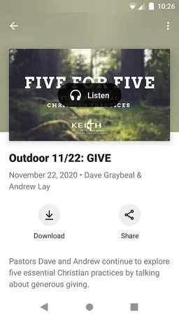 Keith Memorial UMC screenshot 6