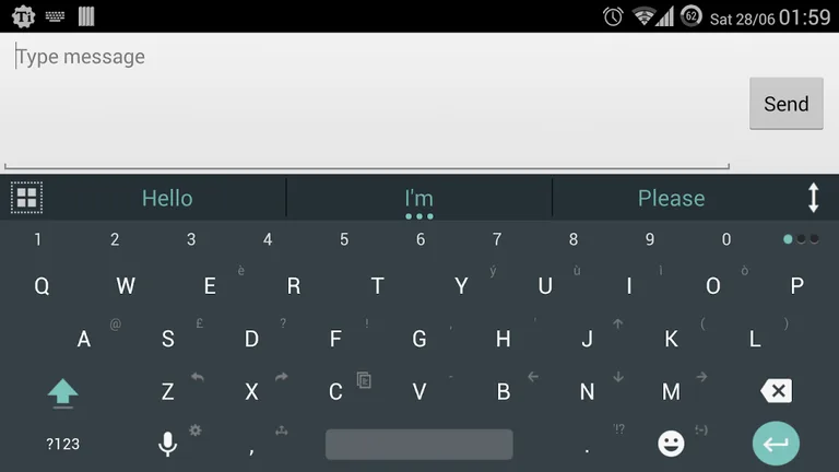 Theme for A.I.type Droid screenshot 8