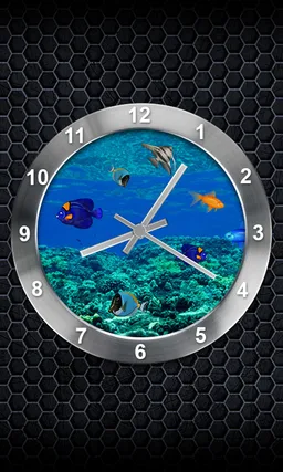 Clock Aquarium Live Wallpaper screenshot 2