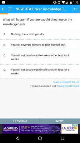 Australian Driving Tests screenshot 7