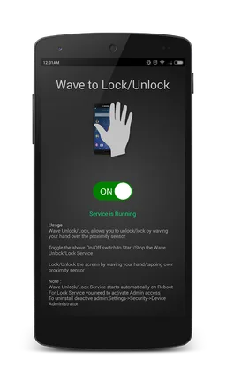 Wave to Lock/Unlock screenshot 3