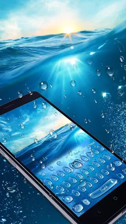 Water Drop Theme Keyboard screenshot 1